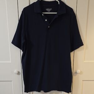Croft & Barrow Blue Polo Shirt Classic Short-Sleeved Design